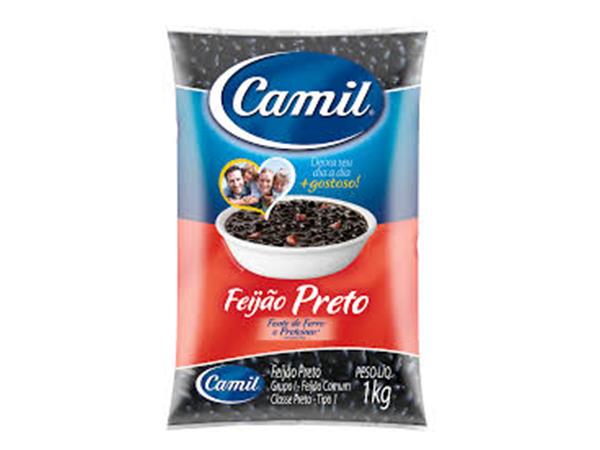 FEIJÃO PRETO CAMIL TIPO 1 1KG