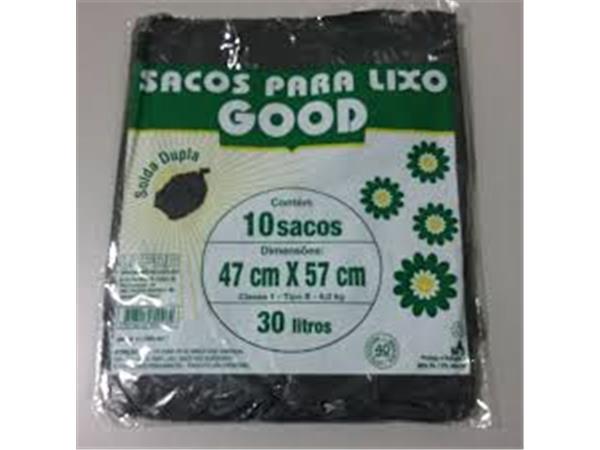 SACO PARA LIXO GOOD 30L 10UND