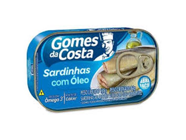 SARDINHA GOMES DA COSTA ÓLEO 125G