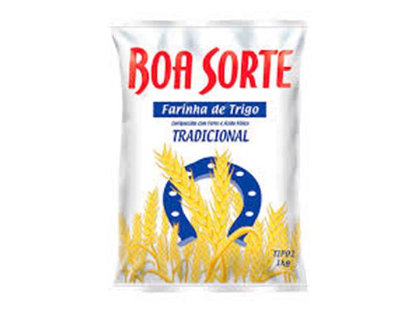 FARINHA DE TRIGO BOA SORTE S/F 1KG