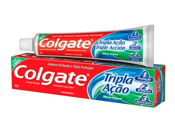 CREME DENTAL COLGATE TRIPLA AÇÃO 90G