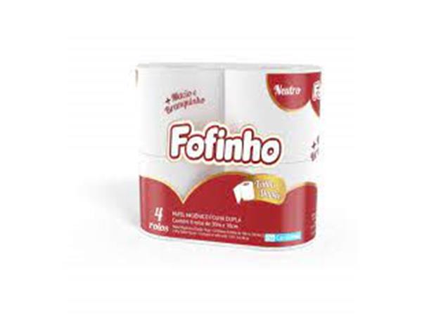 PAPEL HIGIÊNICO FOFINHO NEUTRO C/4