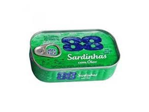 SARDINHA 88 COM ÓLEO 125G