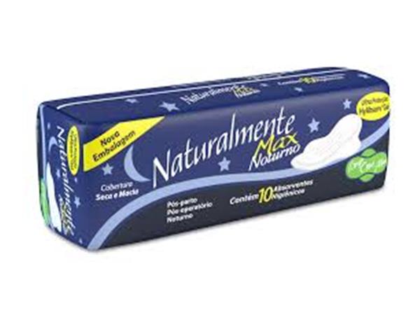 ABSORV NATURALMENTE C/ABAS MAX NOTURNO C/10