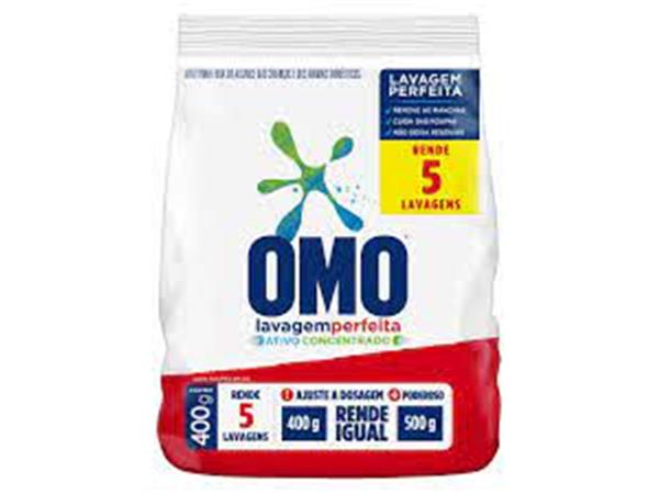 SABÃO EM PÓ OMO LAVAGEM PERFEITA 400G