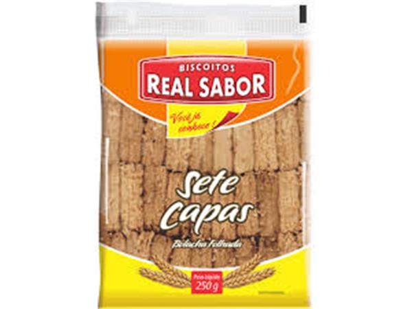 BISCOITO SETE CAPAS REAL SABOR 250G